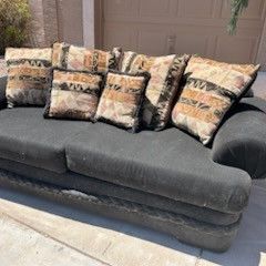 Sofa With Pillows Fair Shape