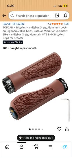Bike handlebar grips