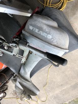 Old 12 wizard powermatic boat motor