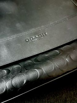 Coach Leather Shoulder/Messenger Bag (unisex)