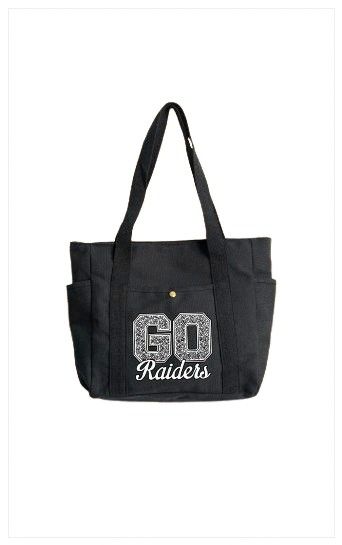 Las Vegas Raiders 🏈 GO Raiders 🏈Canvas Tote Bag *NWOT*