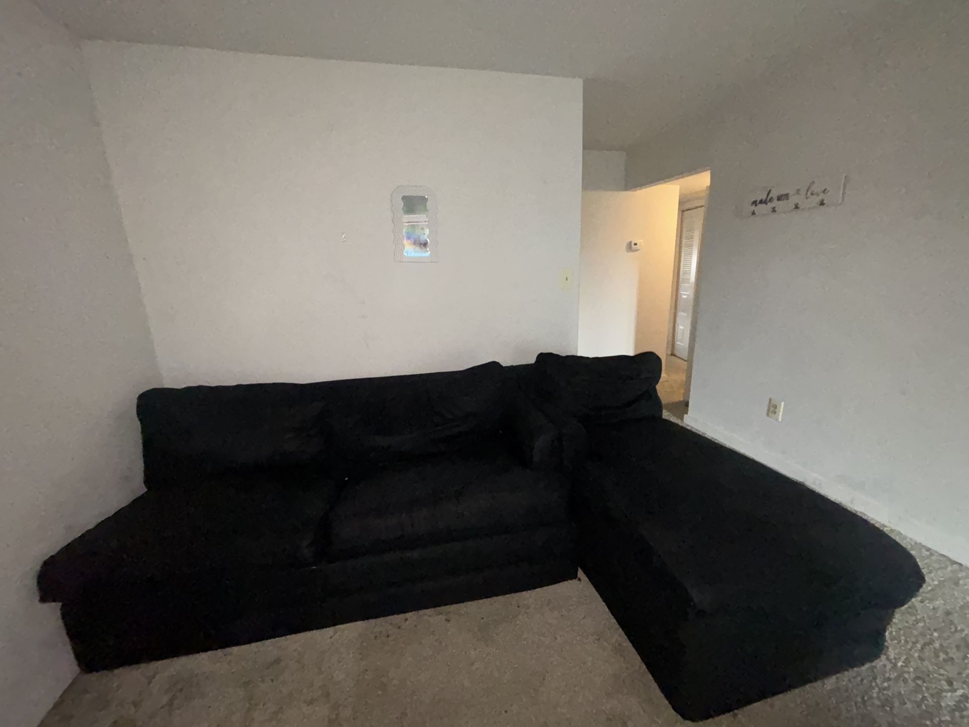Section Couch W/ Queen Pull Out Mattress