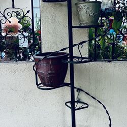 Tall Spiraling Plant Stand 