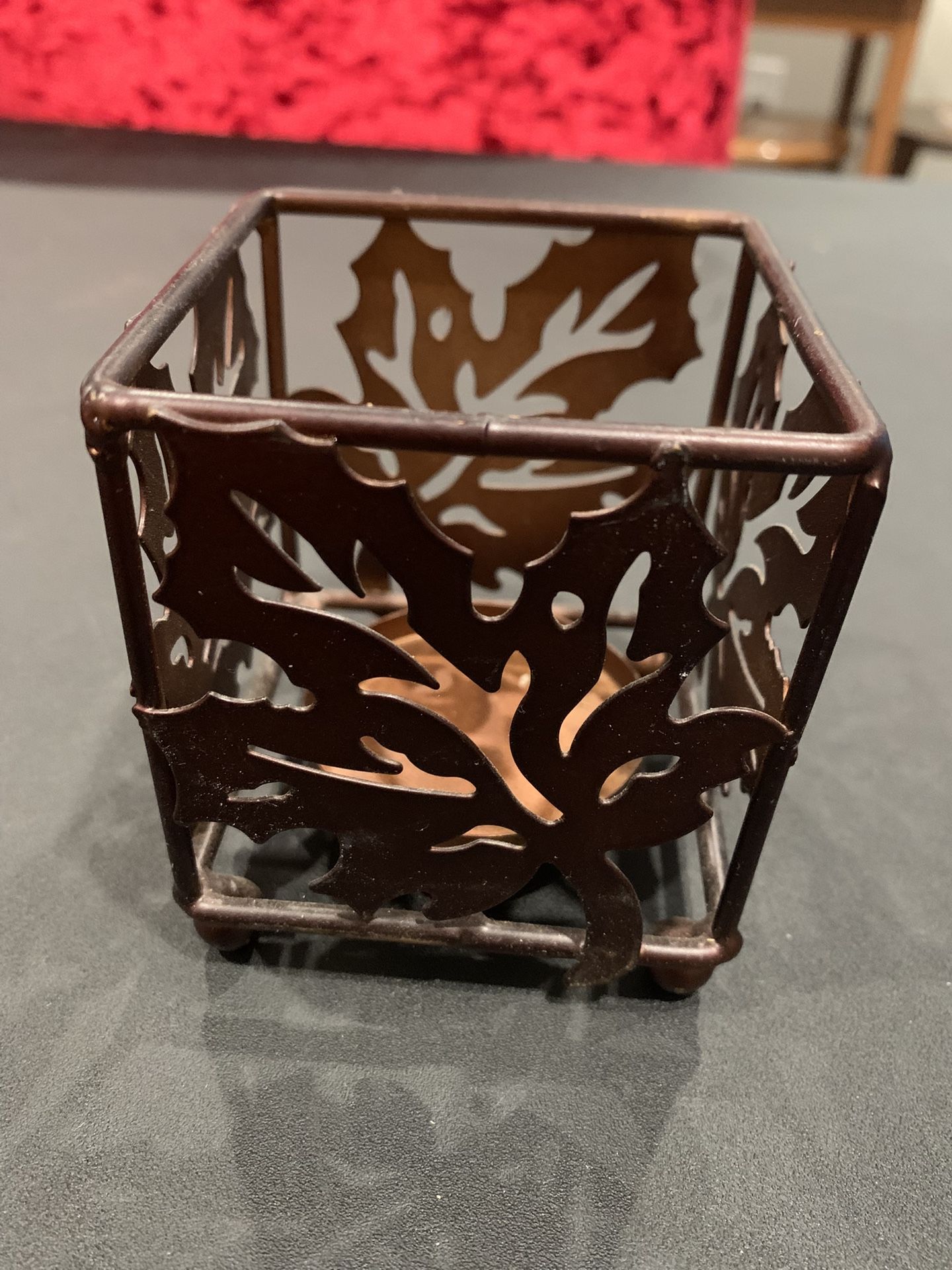YANKEE CANDLE FALL LEAF CANDLE HOLDER 