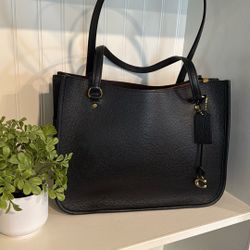 Coach Black Tyler Carryall