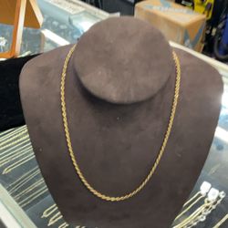 14KT Rope Chain 39866-1
