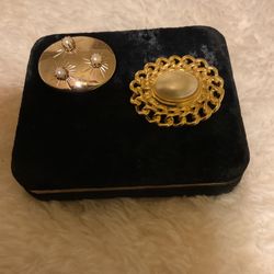 Vintage Goldtone Brooches