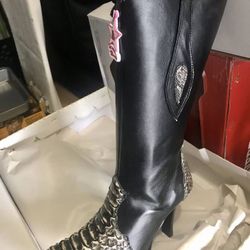 Los Altos Python Cowgirl Boots