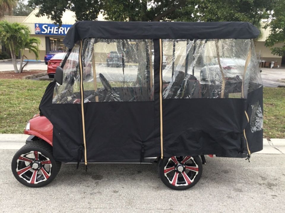 New Custom Enclosure - 4 Passenger Evolution Golf Cart