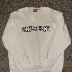 Supreme Shattered Crewneck White