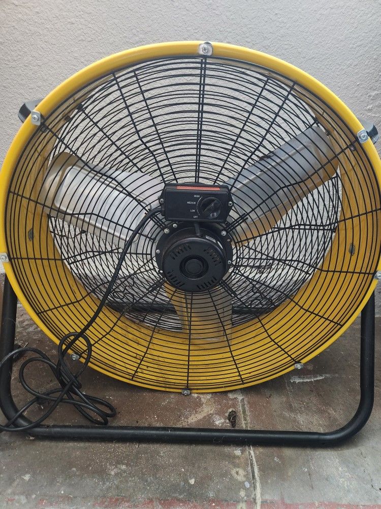 24" FLOOR DRUM FAN