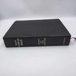 Vtg 1962 Nave's Topical Bible A Digest of the Holy Scriptures Thumb Index Black