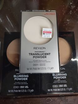 **2 Revlon #30 BLURRING POWER 1 #001 TRANSLUCENT POWER ALL BRAND NEW NEVER OPENED**