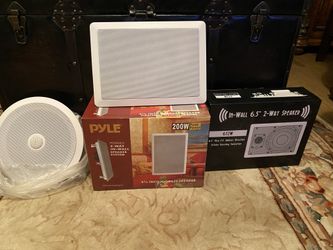 Set Of Several Brand New Speakers (five)