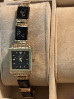 Jules Jorgensen Black Jade panel  women’s Watch