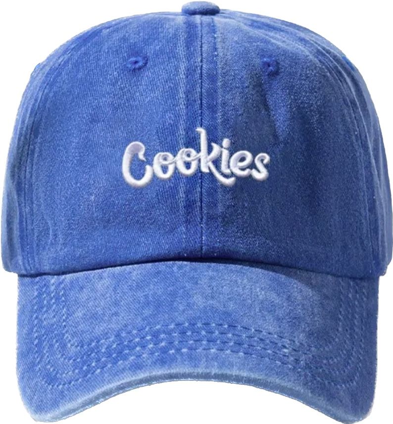 Cookies- Distressed Denim Trucker Hat