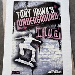 Tony Hawk Underground T.H.U.G. Poster