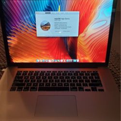 Macbook Pro 15in Retina A1398