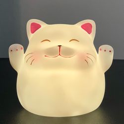 Fat Cat Night Light Table Lamp