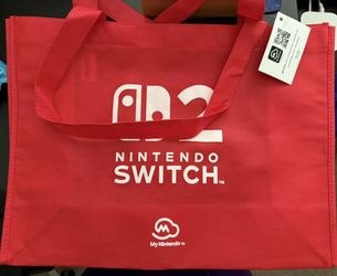 Authentic My Nintendo Switch 2 Launch Red Tote Bag Promotional Best Buy Rare