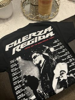 Fuerza Regida 2024 Concert Shirt Size S Men