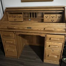 Vintage Bentwood Secretary Desk