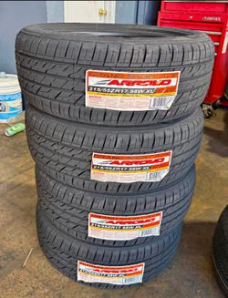 🎖️215 55 17 Arroyo Tires Con 50,000 millas de Garantía