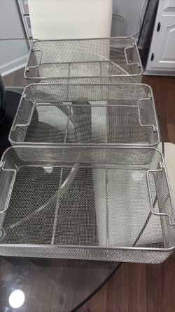 3commercial Grade Baskets 15x9inches