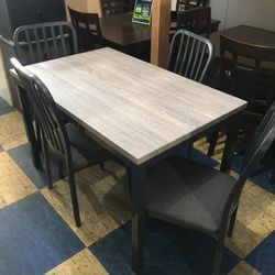 Table Set Solid Metal New In The Box 