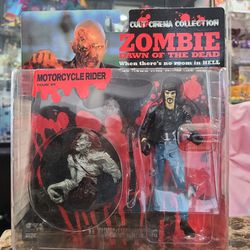 Cult Classic Japan ZOMBIE Dawn of the Dead MOTORCYCLE RIDER moc Case Fresh