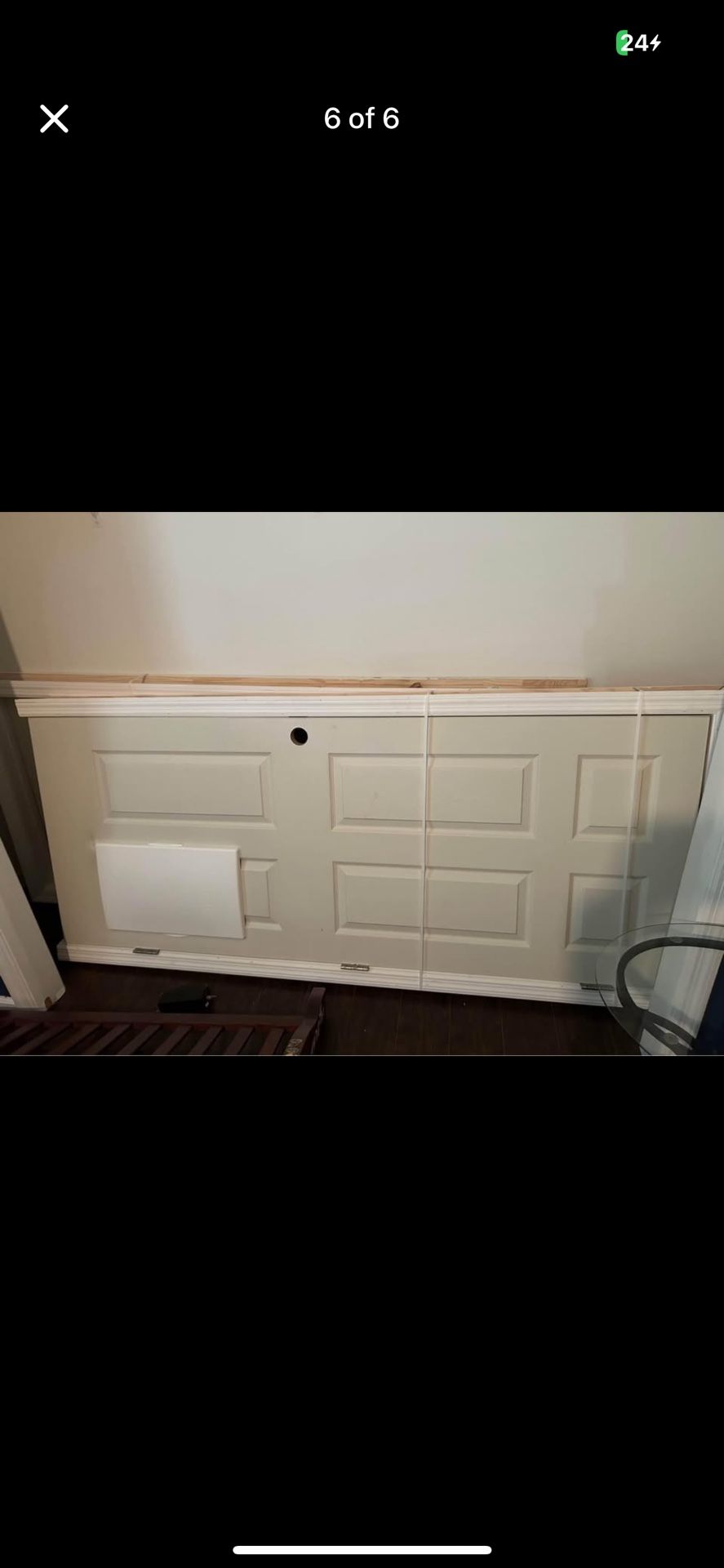 Door with XL dog door