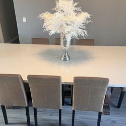 Quartz dining table