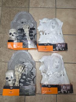 Halloween 18pcs  Cemetery Decorations Kit $10 each Brand New (Price Is Firm)