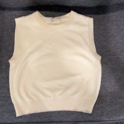 Light Yellow Sweater Vest