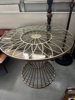 Beautiful glass table