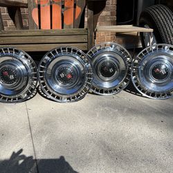 Vintage 60s Chevy Hubcaps 