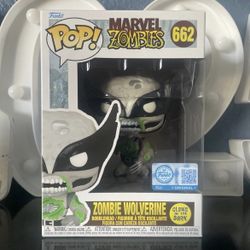 Funko Pop! Marvel Zombies - Zombie Wolverine #662 BoxLunch Exclusive Glows in the Dark