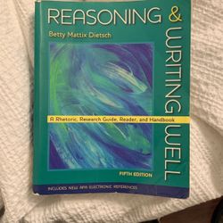 Reasoning and writing well handbook fifth edition English book
