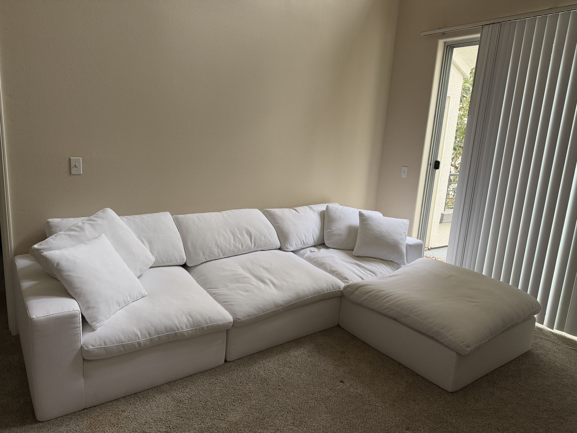 White cloud couch
