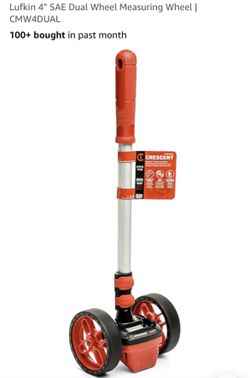Lufkin 4" SAE Dual Wheel Measuring Wheel | CMW4DUAL
