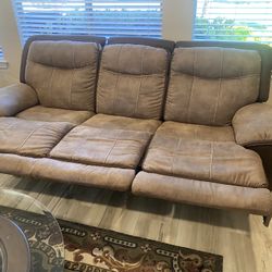 3 Seat recliner Sofa Excellent Condition