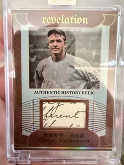 Christy Mathewson Authentic Handwritten History Relic /99 – 2025 Revelation