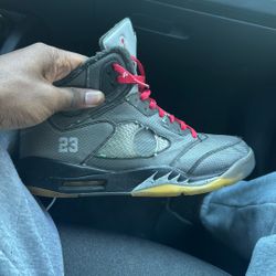 Off-White x Air Jordan 5 Retro SP 'Muslin'