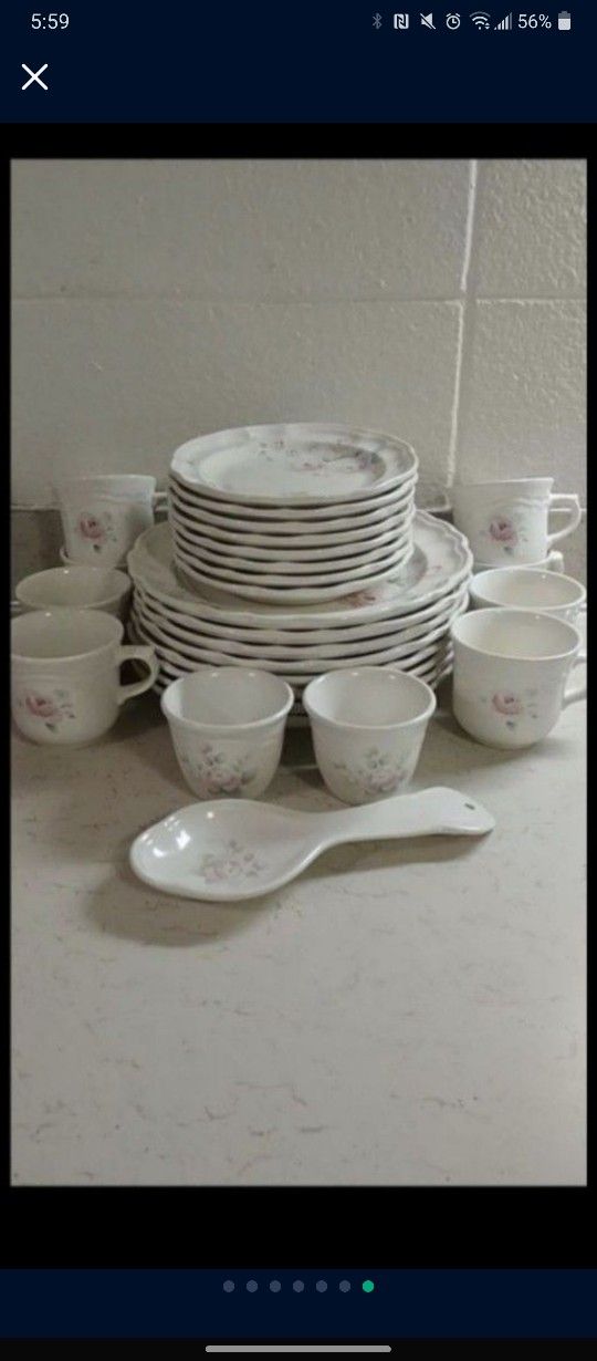 Pfaltzgraff-Tea Rose-Dish Set