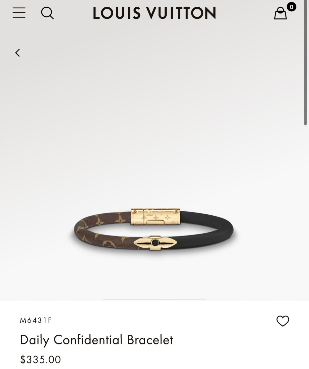 Louis Vuitton bracelet - BRAND NEW