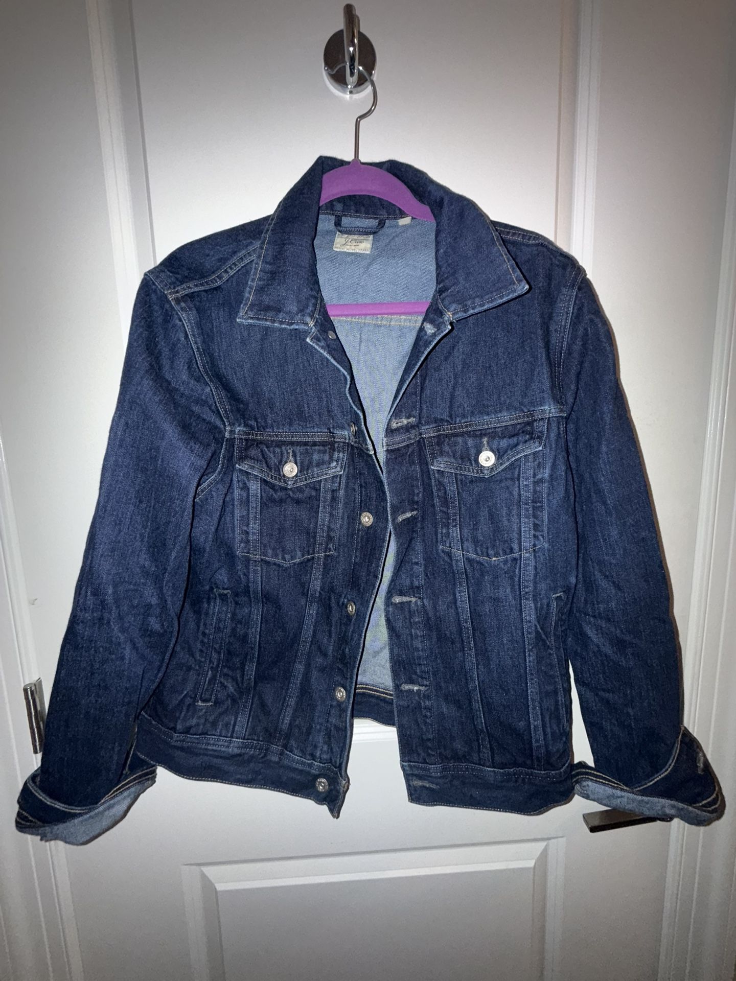JCrew Dark Denim Jean Jacket
