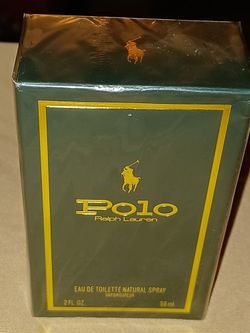 Ralph Lauren Polo GREEN Eau De Toilette Natural Spray 2 FL.OZ ORIGINAL FORMULA 