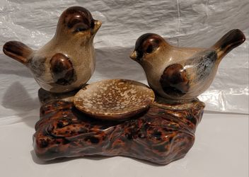 Double Bird Feeder Decor