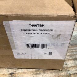 *Never Used* Center Pull Towel Dispenser - Classic Black Pearl - T400TBK