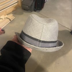 Kids Grey Fedora Hat